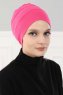 Stella - Fuchsie Baumwolle Turban