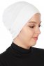 Stella - Weiß Baumwolle Turban