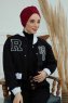 Laura - Bordeaux Baumwolle Turban