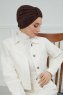 Laura - Braun Baumwolle Turban