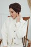 Laura - Braun Baumwolle Turban