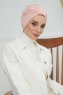 Laura - Altrosa Baumwolle Turban