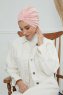 Laura - Altrosa Baumwolle Turban