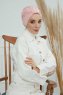 Laura - Altrosa Baumwolle Turban