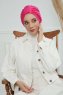 Laura - Fuchsie Baumwolle Turban