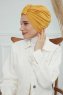 Laura - Senf Baumwolle Turban