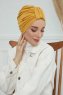 Laura - Senf Baumwolle Turban