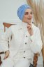 Laura - Sky Blue Baumwolle Turban