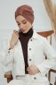 Laura - Caramel Baumwolle Turban
