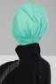 Wilma - Türkis Baumwolle Turban - Ayse Turban