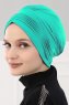 Linda - Türkis Baumwolle Turban - Ayse Turban