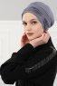 Linda - Grau Baumwolle Turban - Ayse Turban
