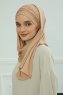 Rebecca - Sand Baumwolle Turban