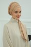Rebecca - Sand Baumwolle Turban