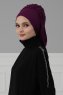 Isabella - Lila Baumwolle Turban - Ayse Turban