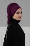 Isabella - Lila Baumwolle Turban - Ayse Turban