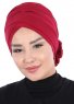 Elisabeth - Bordeaux Baumwolle Turban