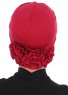Elisabeth - Bordeaux Baumwolle Turban
