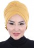 Elisabeth - Senf Baumwolle Turban