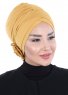 Elisabeth - Senf Baumwolle Turban