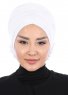 Elisabeth - Weiß Baumwolle Turban
