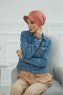 Sandra - Lachsfarbe Baumwolle Turban