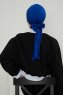 Ellie - Blau Baumwolle Turban