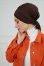 Ellie - Braun Baumwolle Turban