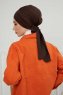 Ellie - Braun Baumwolle Turban