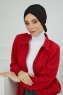 Ellie - Schwarz Baumwolle Turban