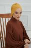 Ellie - Senf Baumwolle Turban
