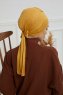 Ellie - Senf Baumwolle Turban