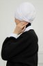 Ellie - Weiß Baumwolle Turban