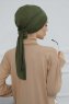 Ellie - Khaki Baumwolle Turban
