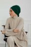 Ellie - Dunkelgrün Baumwolle Turban
