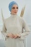Ellie - Sky Blue Baumwolle Turban