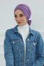 Ellie - Violet Baumwolle Turban