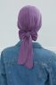 Ellie - Violet Baumwolle Turban