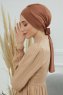 Ellie - Caramel Baumwolle Turban