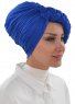 Theresa - Blau Cotton Turban - Ayse Turban