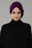 Theresa - Lila Baumwolle Turban - Ayse Turban