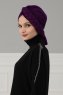 Theresa - Lila Baumwolle Turban - Ayse Turban