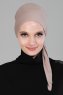 Felicia - Taupe Baumwolle Turban