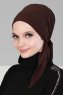 Felicia - Braun Baumwolle Turban