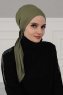 Felicia - Khaki Baumwolle Turban