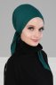 Felicia - Dunkelgrün Baumwolle Turban