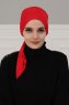 Felicia - Rot Baumwolle Turban