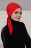 Felicia - Rot Baumwolle Turban