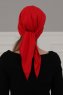 Felicia - Rot Baumwolle Turban
