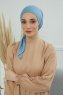 Felicia - Sky Blue Baumwolle Turban